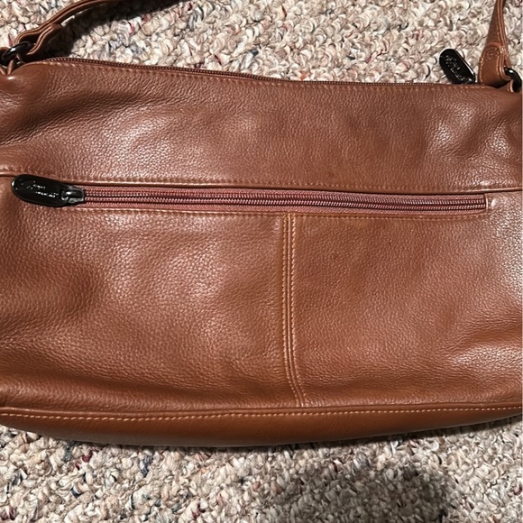 Stone Mountain Handbags - Stone Mountain Shoulder Bag Hampton Hobo pebble brown leather  purse